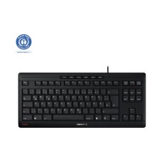 Tipkovnica CHERRY Stream TKL, žičana, Scissor Switch, tiha, crna