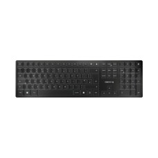 Tipkovnica CHERRY KW 9100 SLIM, bežična, Bluetooth, Scissor Switch, Slim, crna