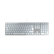 Tipkovnica CHERRY KC 6000C, žičana, USB C, za MAC, sebrno bijela