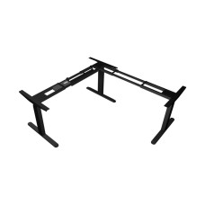 Okvir stola UVI 90 kutni, električni, Sit-Stand, crni, motor, 3 nivoa