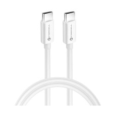 Kabel FORCELL F-ENERGY, USB C (M) na USB C (M), 1m, bijeli, kutija