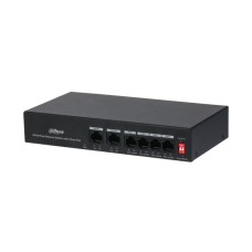 Switch DAHUA PFS3006-4ET-36, 6-portni, 2x uplink, 4x Poe, crni