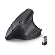 Miš UGREEN, vertikalni, bežični, Bluetooth, 4000dpi, crni