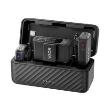 Mikrofon BOYA Boyamic 2-02, bežični, USB C, 3.5mm, crni