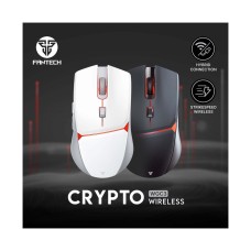 Miš FANTECH Crypto WGC3, Gaming, bežični, 10000dpi, bijeli