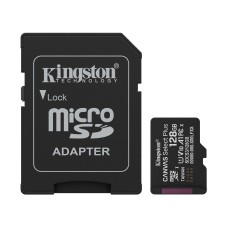 Memorijska kartica KINGSTON Canvas Select Plus G3, SDCS3/128GB, Micro SD, 128GB + SD Adapter, 150/MB/s