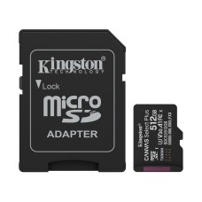 Memorijska kartica KINGSTON Canvas Select Plus G3, SDCS3/512GB, Micro SD, 512GB + SD Adapter, 150/MB/s