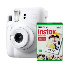 Fotoaparat FUJIFILM Instax Mini 12, bijeli + 10 listova foto papira