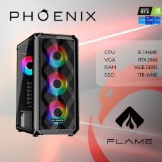 Računalo gaming PHOENIX FLAME X-503, Intel i5-14400F, 16GB, 1TB SSD, GeForce RTX 5060, NoOS