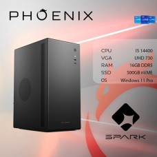 Računalo office PHOENIX SPARK X-104, Intel i5-14400, 16GB, 500GB SSD, Intel Graphics, Windows 11P