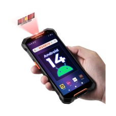 Bar kod čitač MUNBYN AceScan AS01, MC001-BKUSAK, Qualcomm, 128GB Flash, 6incha IPS, Bluetooth, WiFi, Android 14, 2D Zebra SE4710, USB C, crni