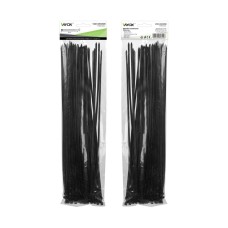 Vezica VAYOX VOZ-48400B PVC 4.8x400mm crna 100 komada u pakiranju