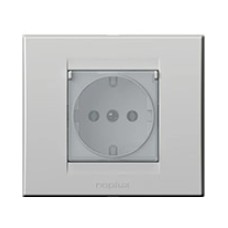 Utičnica šuko s poklopcem NOPALLUX 842911,2, 16A, 250V~, sa plastičnom jezgrom