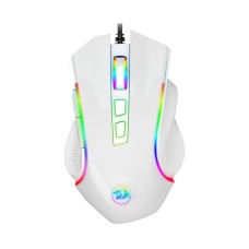 Miš REDRAGON M607 Griffin, Gaming, žičani, 7200dpi, RGB, bijeli