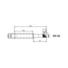Vrh za lemilo ZD-415R 3.0mm N9-46 (ZD-8922)