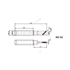 Vrh za lemilo ZD-415R 1,5mm N9-56 (ZD-8922)
