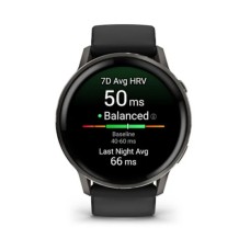 Pametni sportski sat GARMIN Venu 4, 010-03014-00, 45mm, Black Slate