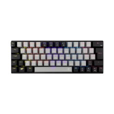 Tipkovnica WHITE SHARK Gaming GK-002722V2 WAKIZASHI-2, žičana, USB C, mehanička, Plavi Switch, HR Layout, sivo crna
