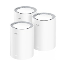 Access Point CUDY M3000 2.0, AX3000, WiFi 6, RJ45, 3 komada, bijeli