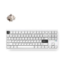 Tipkovnica MCHOSE GX87-A5 Ultra, bežična, WiFi, Bluetooth, mehanička, bijela