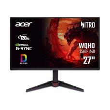 Monitor 27incha ACER Nitro VG270U, UM.HV0EE.G05, QHD, IPS, 120Hz, 1ms, 250cd/m2, 1500:1, zvučnici, crni
