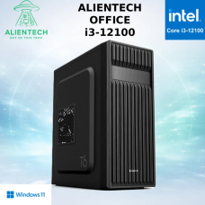 Računalo office ALIENTECH Office i3-12100, Core i3-12100, 16GB, 500GB SSD, Intel Graphics, WiFi, Windows 11P