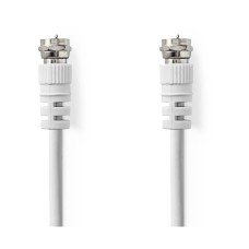 Kabel NEDIS CSGL41000WT30, antenski F (M) na antenski F (M), 3m, bijeli, label Kabel NEDIS CSGL41000WT30, antenski F (M) na antenski F (M), 3m, bijeli, label