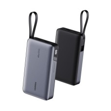 Prijenosno napajanje powerbank UGREEN, 20.000 mAh, USB C, USB A, kabel USB C, 67W, crno Prijenosno napajanje powerbank UGREEN, 20.000 mAh, USB C, USB A, kabel USB C, 67W, crno