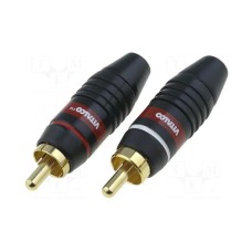 Konektor NINIGI CC-020, RCA (M), crveni + bijeli