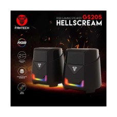 Zvučnici FANTECH HELLSCREAM GS205, USB A, 3.5mm, RGB, crni Zvučnici FANTECH HELLSCREAM GS205, USB A, 3.5mm, RGB, crni