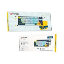Tipkovnica FANTECH Atom 63 MK874V2 MORI, žičana, mehanička, Plavi Switch, bijela