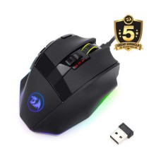 Miš REDRAGON BEŽIČNI SNAJPER PRO M801P-RGB, bežični, LED, optički, 16000 DPI, crni
