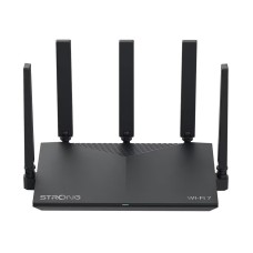 Router STRONG ROUTERBE3600, WiFi 7, 4-portni, crni