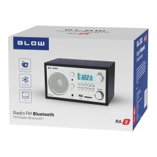 Radio prijemnik BLOW RA2, FM/AM, Bluetooth, LCD zaslon, crni Radio prijemnik BLOW RA2, FM/AM, Bluetooth, LCD zaslon, crni