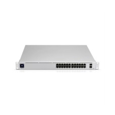 Switch UBIQUITI USW-Pro-24, 26-portni, RJ45, 2× 10G SFP+, srebrni