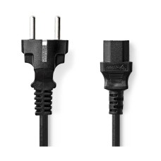 Kabel NEDIS CEGL10030BK50, IEC-320-C13, 5m, crni, label