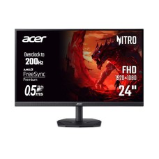 Monitor 23.8incha ACER Nitro KG241Y, UM.QX1EE.101, FHD, IPS 200Hz 1ms, 250cd/m2, 1000:1, crni