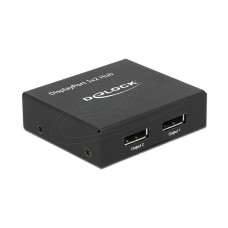 Razdjelnik video DELOCK, DisplayPort 1.2 (Ž) na 2x DisplayPort 1.2 (Ž), crni Razdjelnik video DELOCK, DisplayPort 1.2 (Ž) na 2x DisplayPort 1.2 (Ž), crni