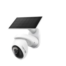 Nadzorna IP kamera TP-LINK Tapo C660 KIT, Tapo A201 Solar panel, vanjska, senzor pokreta, noćni vid, 8MP, 4K UHD, bežična, IPX6, bijela