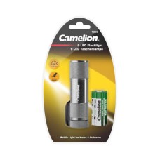 Baterijska svjetiljka CAMELION, 60lm, 3x AAA, srebrna
