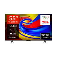 Televizor QLED 55incha TCL 55P7L, Google TV, 4K UHD, DVB-T2/C/S2, HDMI, WiFi, Bluetooth, USB A, Energetska oznaka F