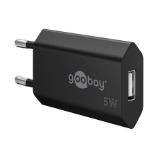 Kućni punjač GOOBAY, 5W, USB A, crni