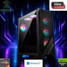 Gaming računalo ALIENTECH Disruptor Powered by MSI Ultimate, Ryzen 5 7500X3D, 32GB, 1TB SSD, GeForce RTX 5070, Windows 11P