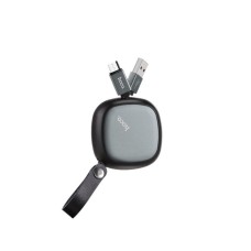 Kabel HOCO U33, uvlačivi, USB A (M) na USB micro B 2.0 (M), crni