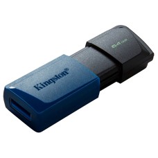 Memorija USB A 3.2 FLASH DRIVE, 64 GB, KINGSTON DataTraveler Exodia M, crno plavi
