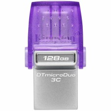 Memorija USB A 3.2 FLASH DRIVE, 128 GB, KINGSTON DataTraveler microDuo 3C 200MB/s Dual USB A i USB C